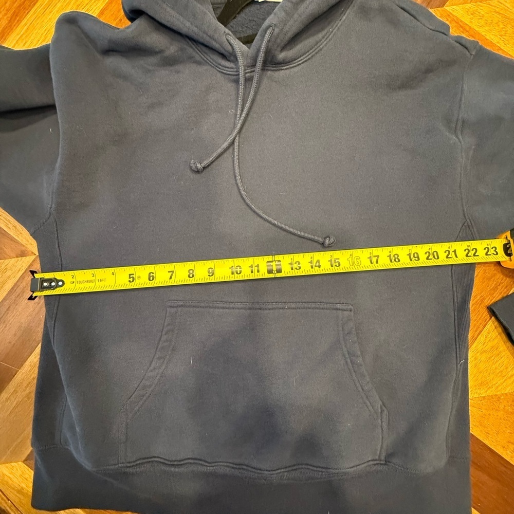 TNA Cozy AF Fleece Pullover Hoodie in Navy - Picture 9 of 10
